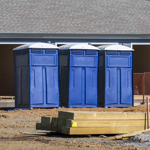 are there any restrictions on where i can place the porta potties during my rental period in Smithfield Kentucky